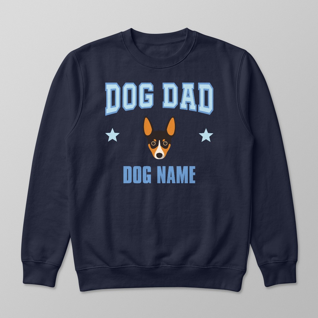 Dog Dad: Personalized {breedFullName} Sweatshirt