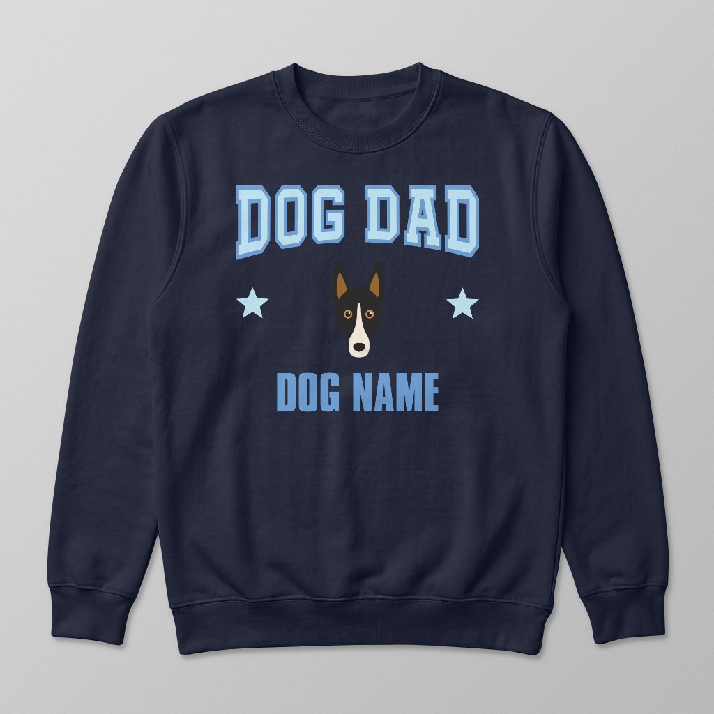 Dog Dad: Personalized {breedFullName} Sweatshirt