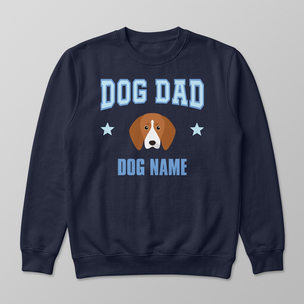 Dog Dad: Personalized {breedFullName} Sweatshirt