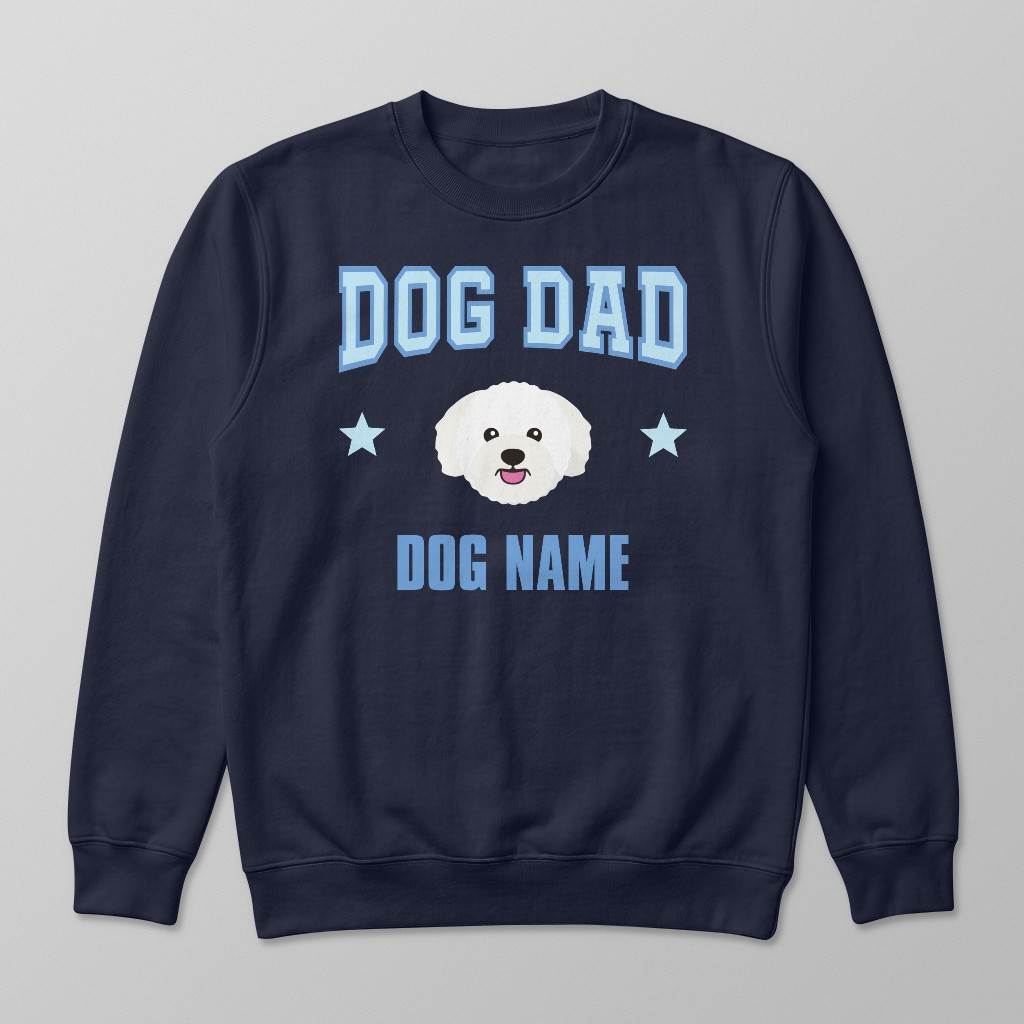 Dog Dad: Personalized {breedFullName} Sweatshirt