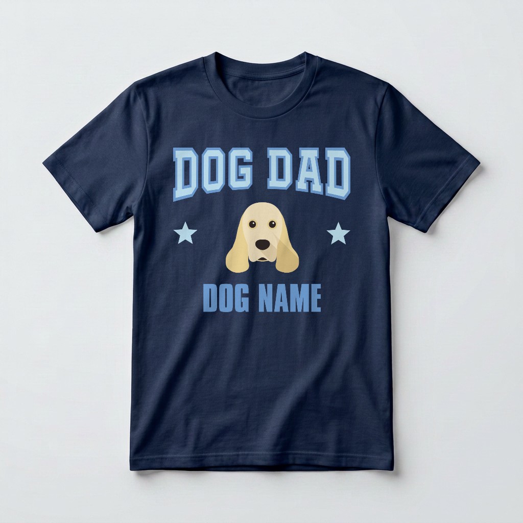 Dog Dad: Personalized {breedFullName} T-Shirt