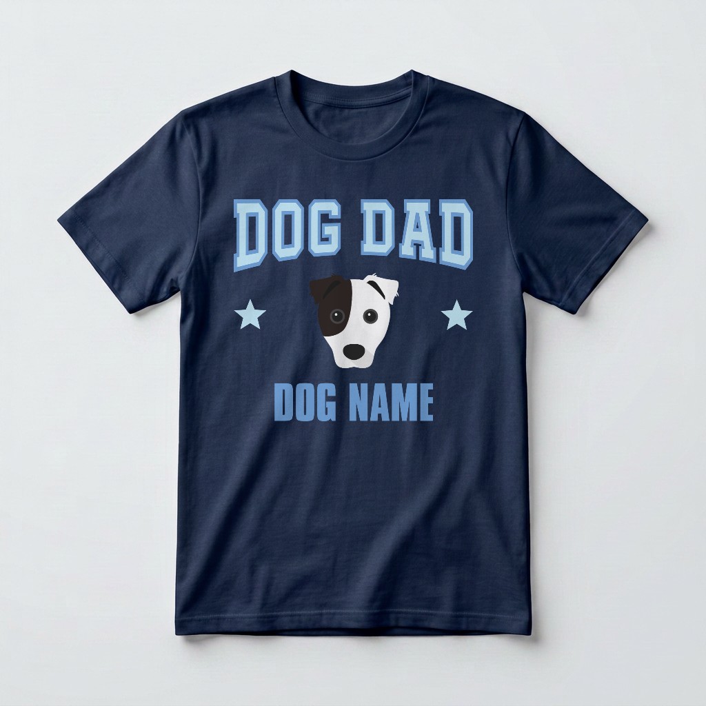 Dog Dad: Personalized {breedFullName} T-Shirt