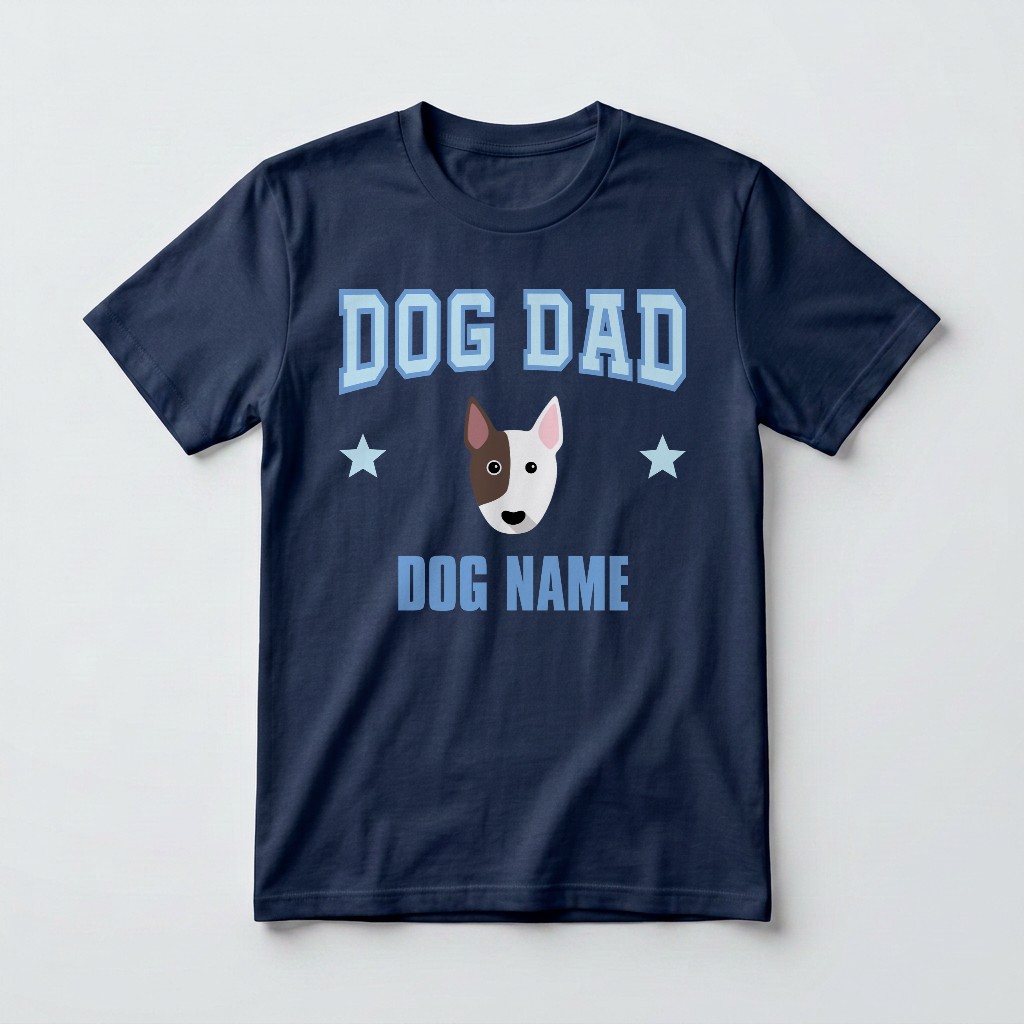 Dog Dad: Personalized {breedFullName} T-Shirt