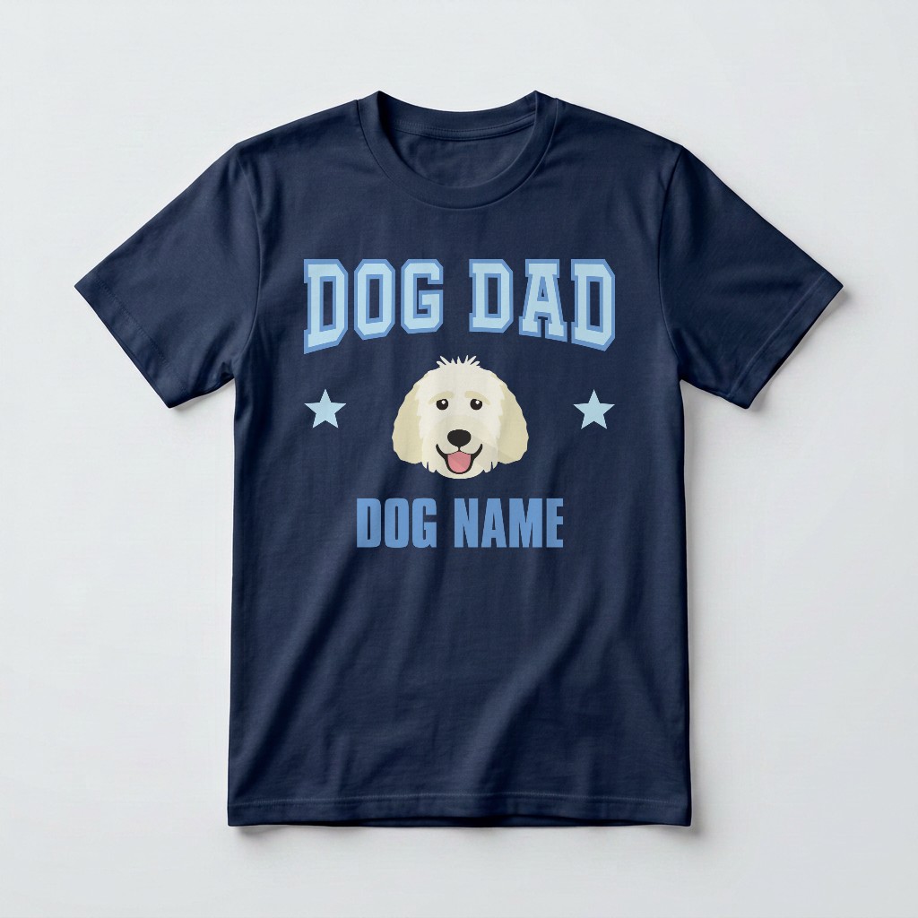Dog Dad: Personalized {breedFullName} T-Shirt