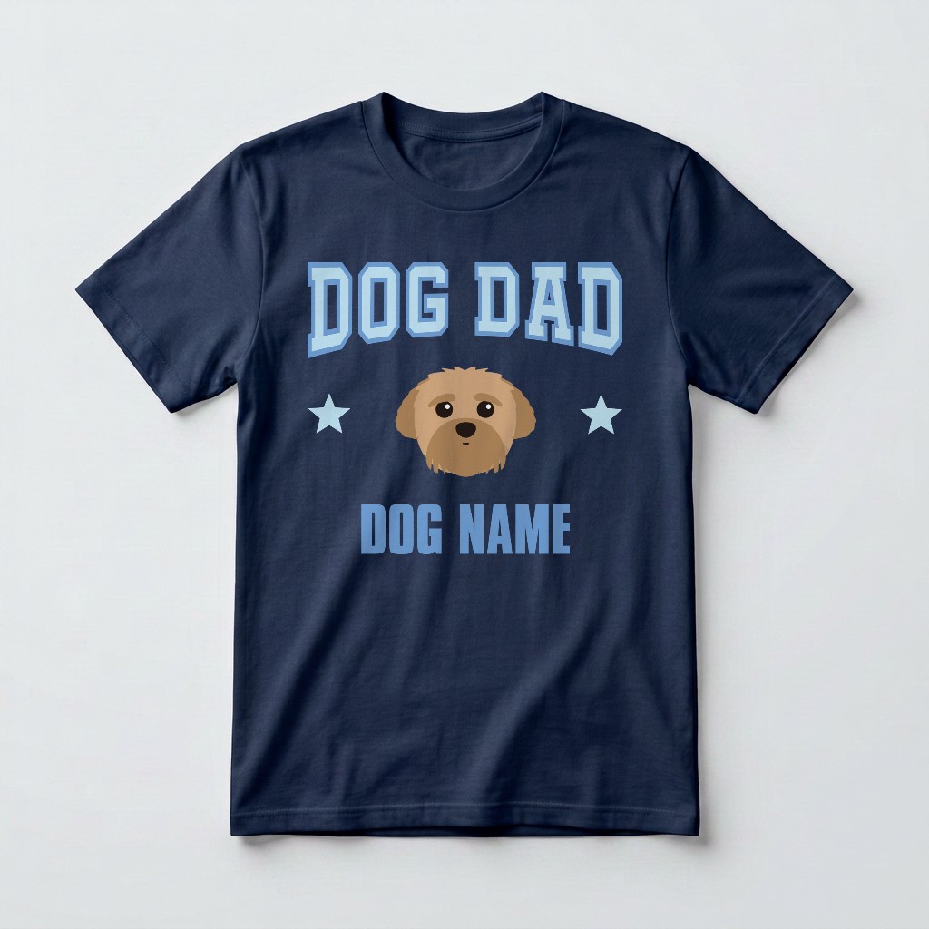 Dog Dad: Personalized {breedFullName} T-Shirt