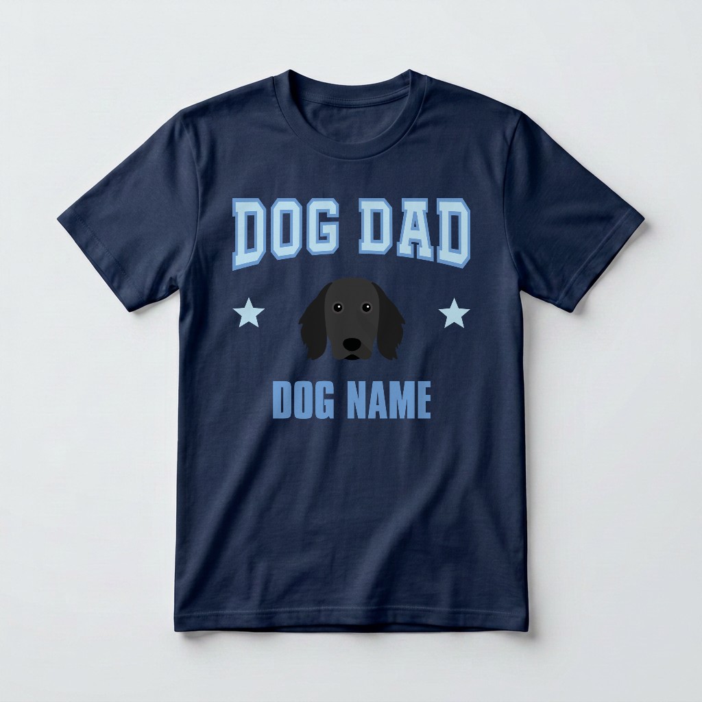 Dog Dad: Personalized {breedFullName} T-Shirt