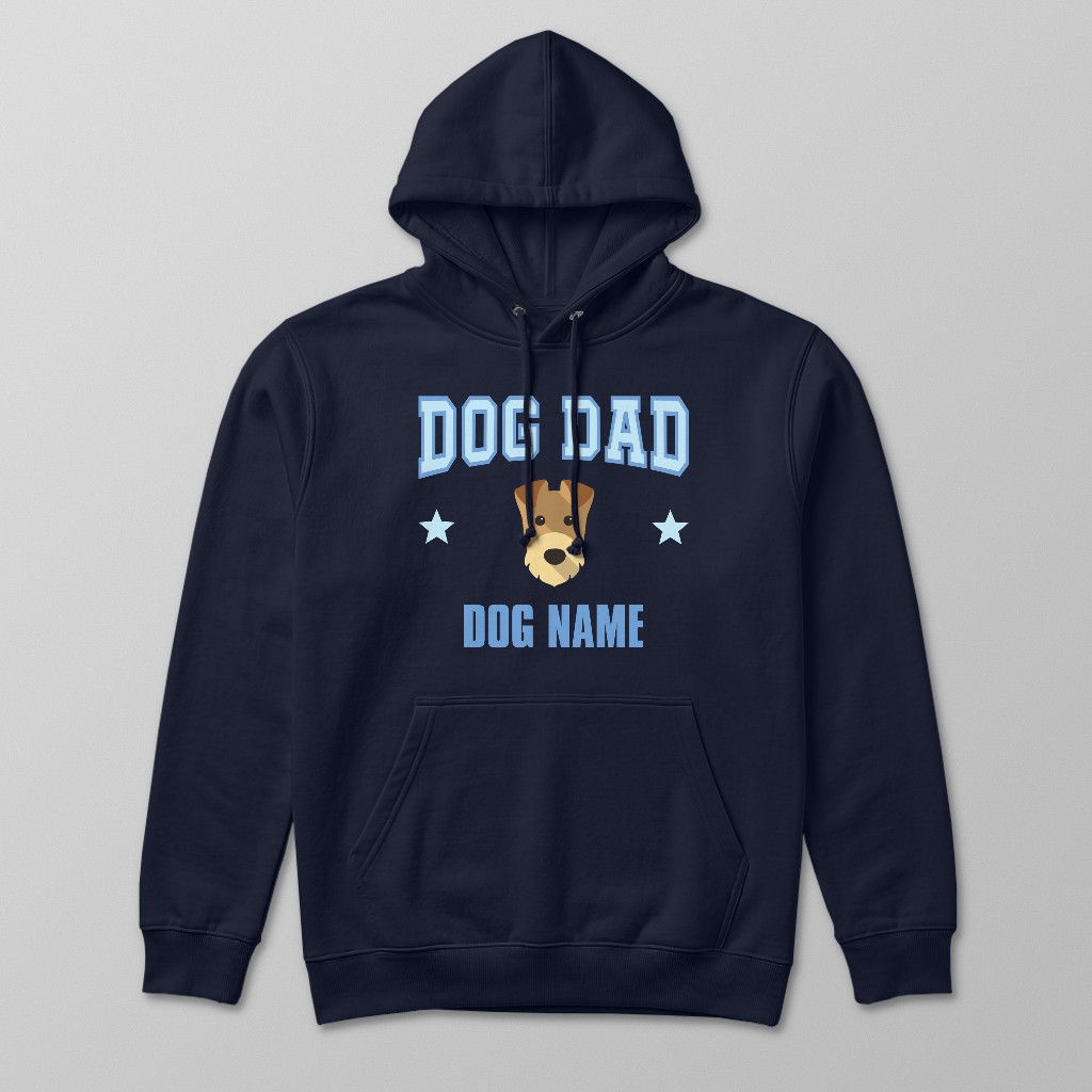 Dog Dad: Personalized {breedFullName} Hoodie