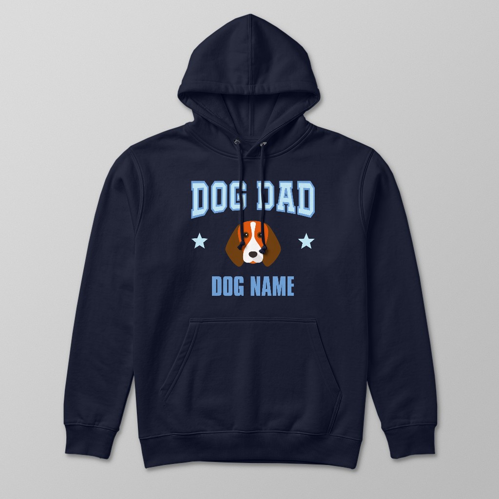 Dog Dad: Personalized {breedFullName} Hoodie