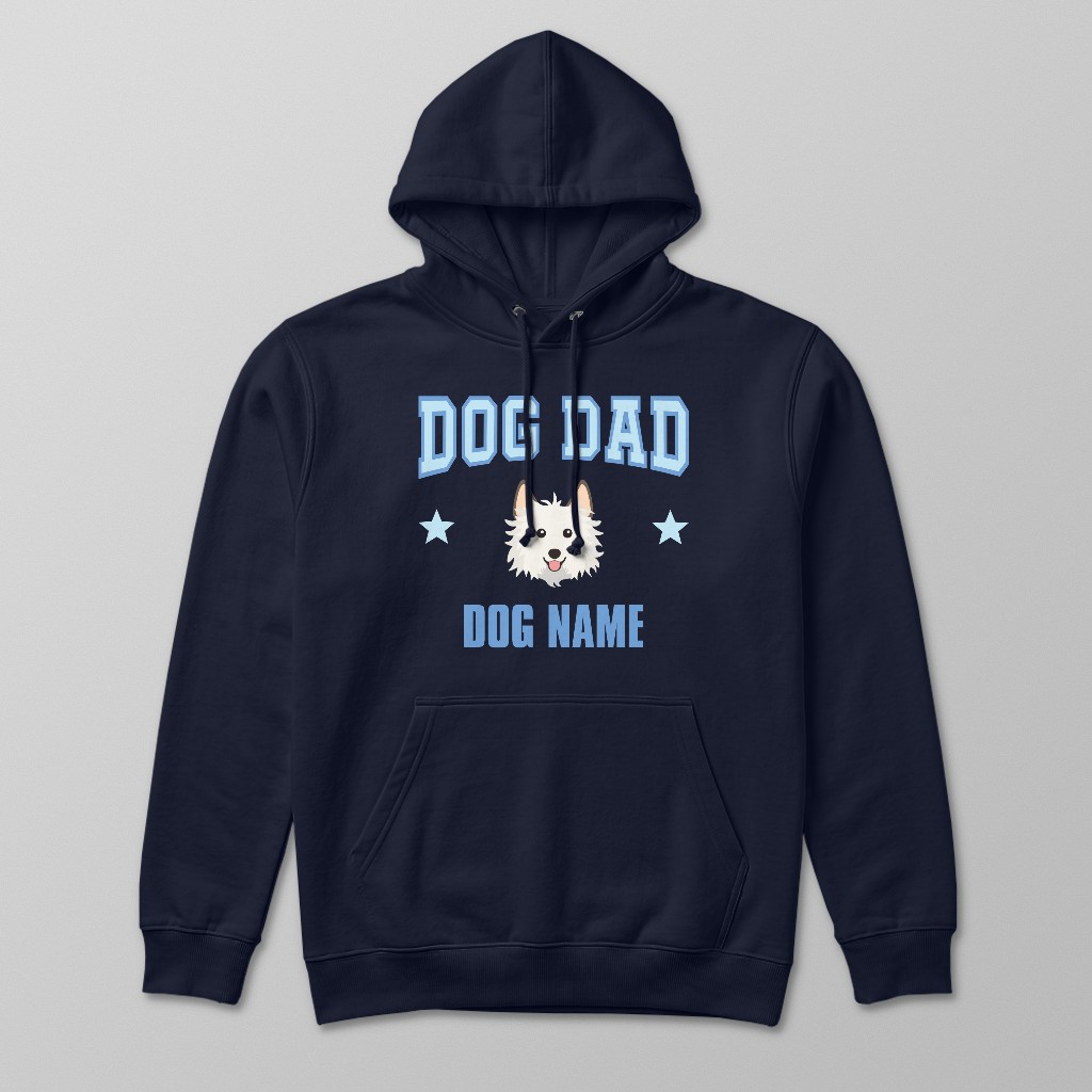 Dog Dad: Personalized {breedFullName} Hoodie