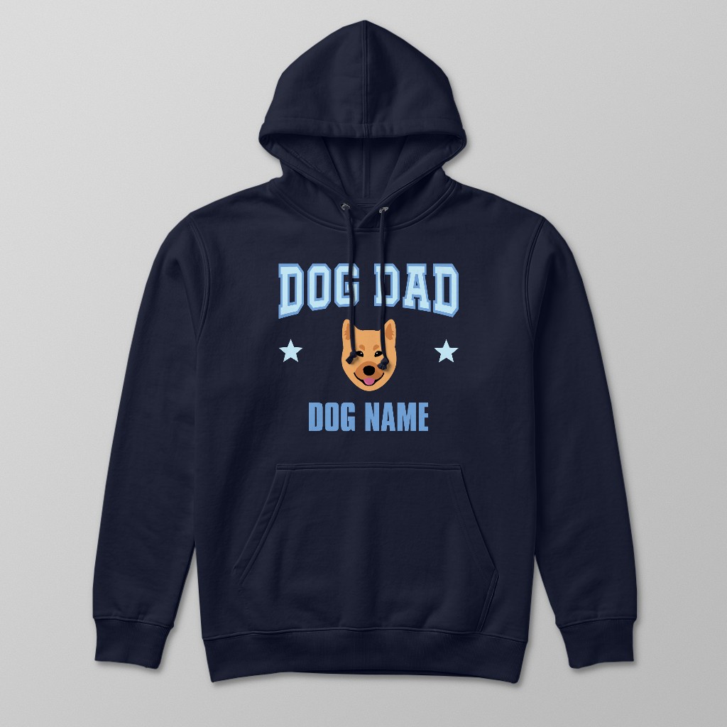 Dog Dad: Personalized {breedFullName} Hoodie