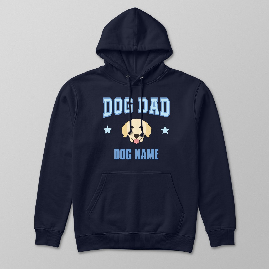 Dog Dad: Personalized {breedFullName} Hoodie