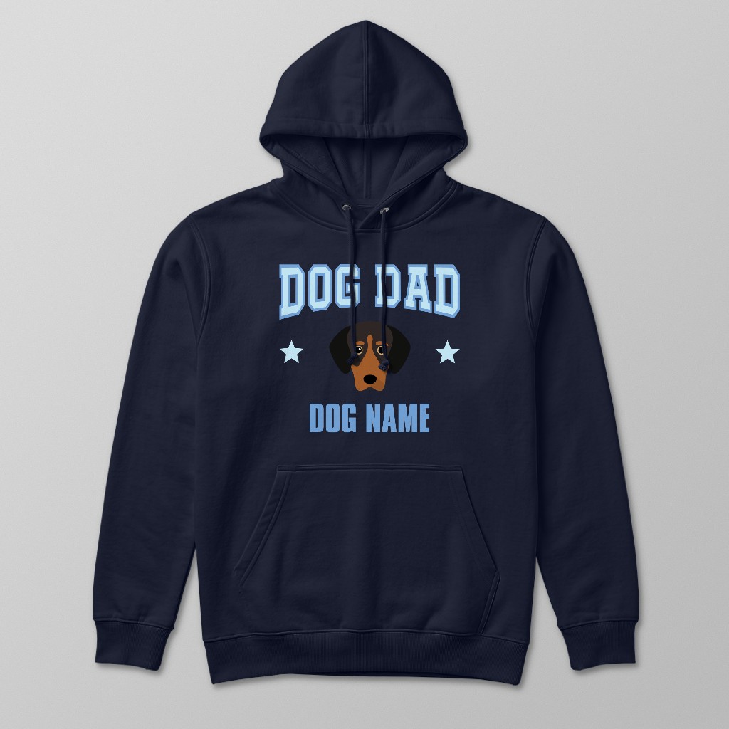 Dog Dad: Personalized {breedFullName} Hoodie