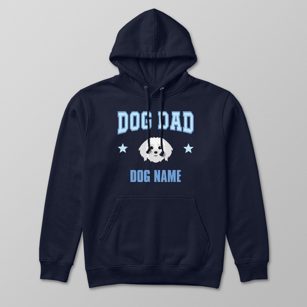 Dog Dad: Personalized {breedFullName} Hoodie