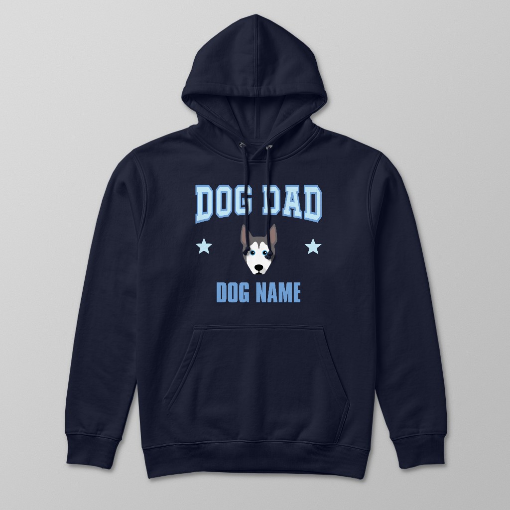 Dog Dad: Personalized {breedFullName} Hoodie