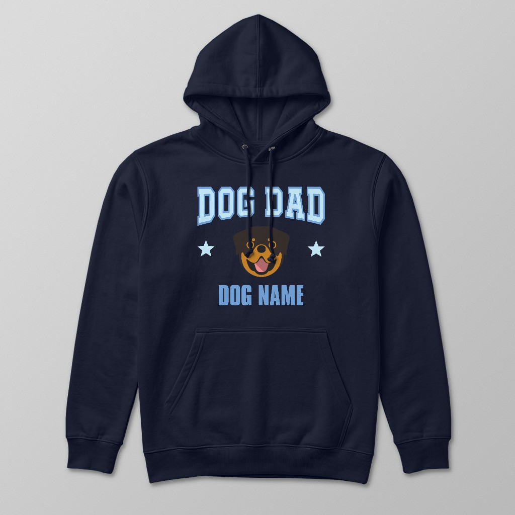 Dog Dad: Personalized {breedFullName} Hoodie