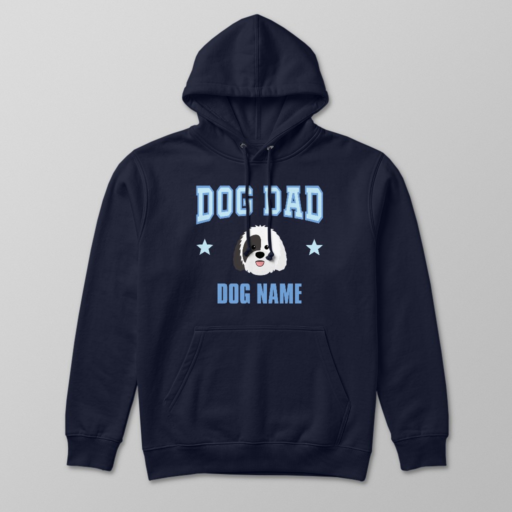 Dog Dad: Personalized {breedFullName} Hoodie