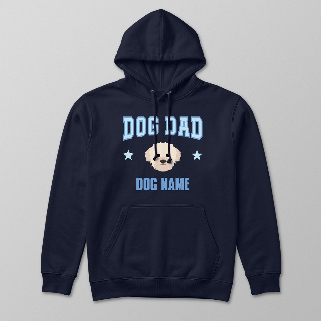 Dog Dad: Personalized {breedFullName} Hoodie