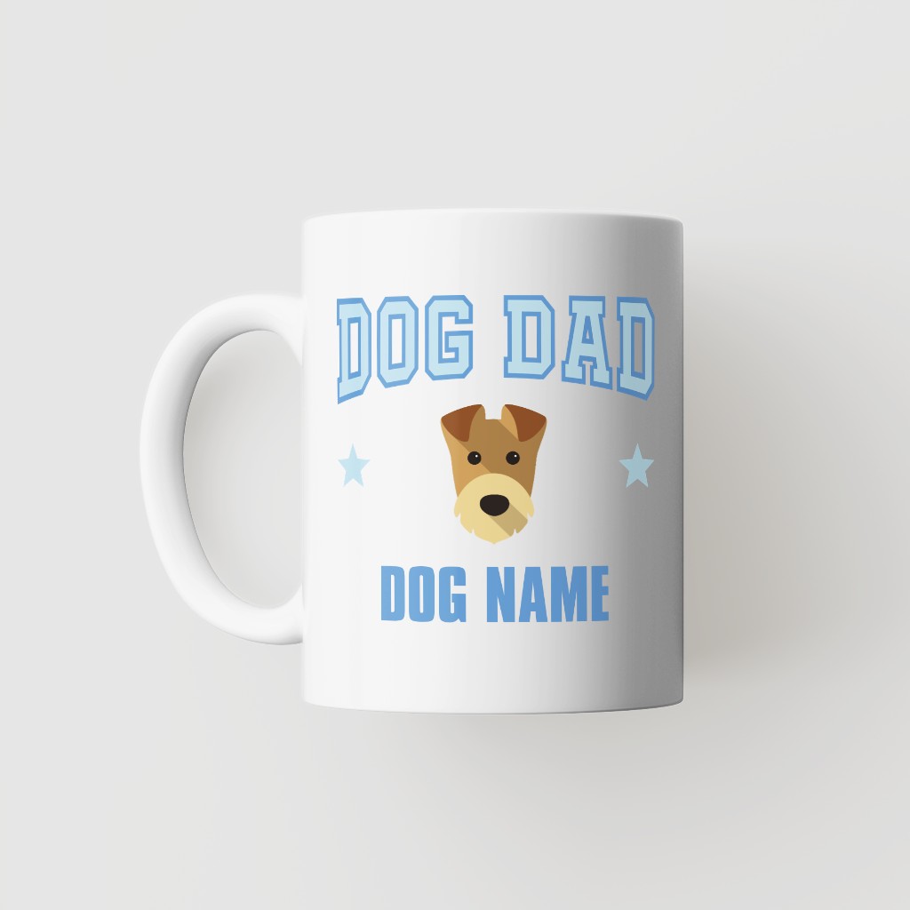 Dog Dad: Personalized {breedFullName} Mug