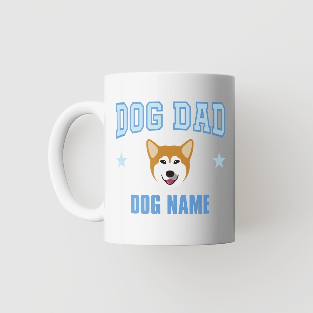 Dog Dad: Personalized {breedFullName} Mug