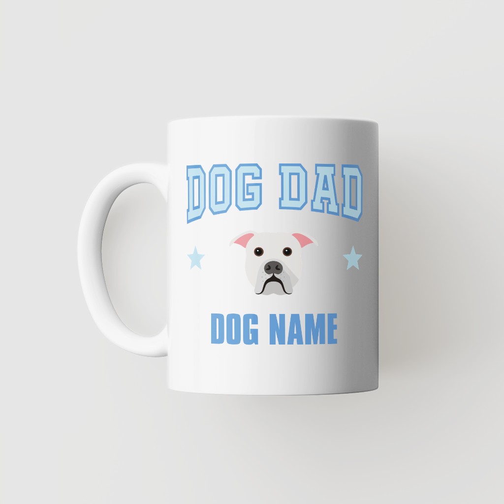 Dog Dad: Personalized {breedFullName} Mug