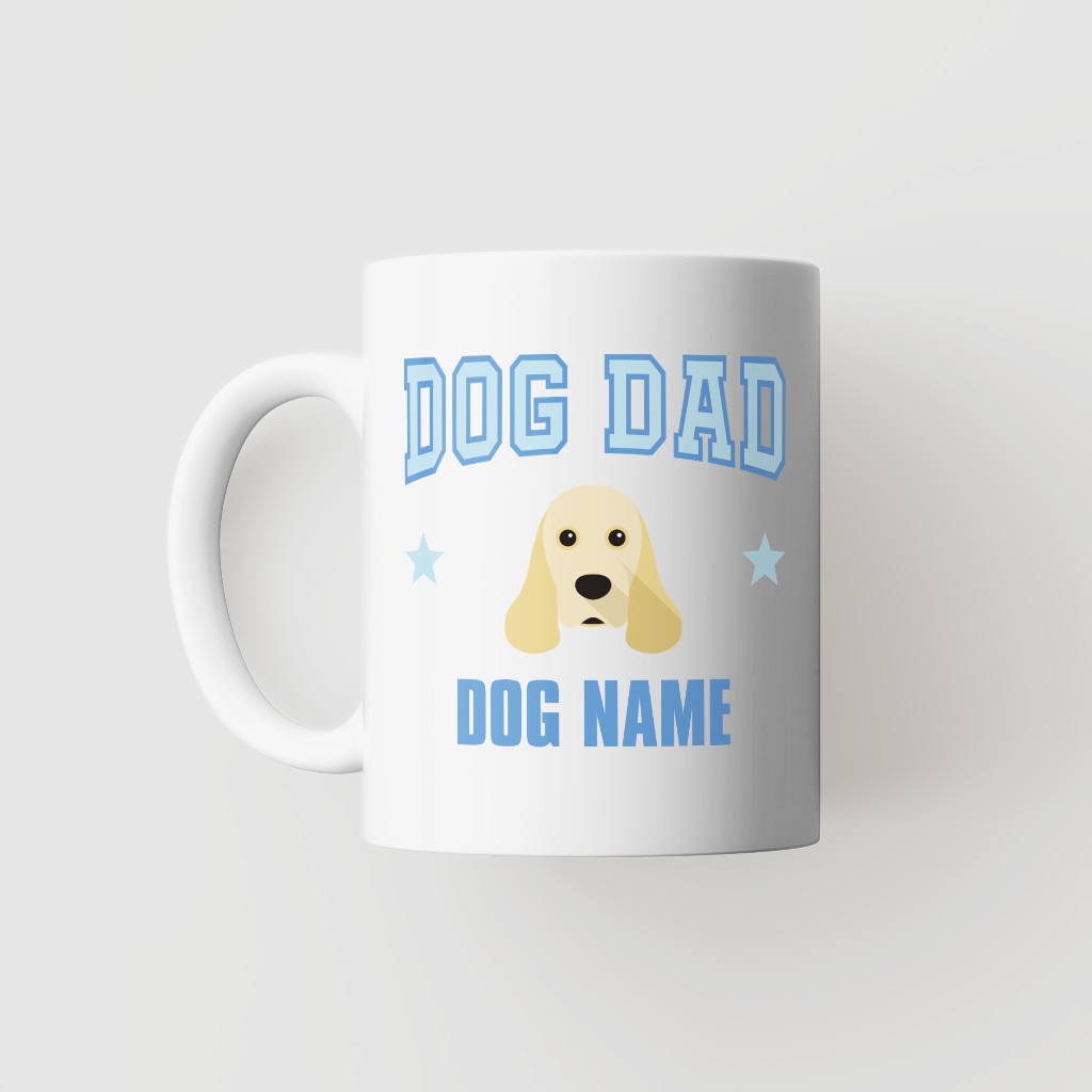 Dog Dad: Personalized {breedFullName} Mug