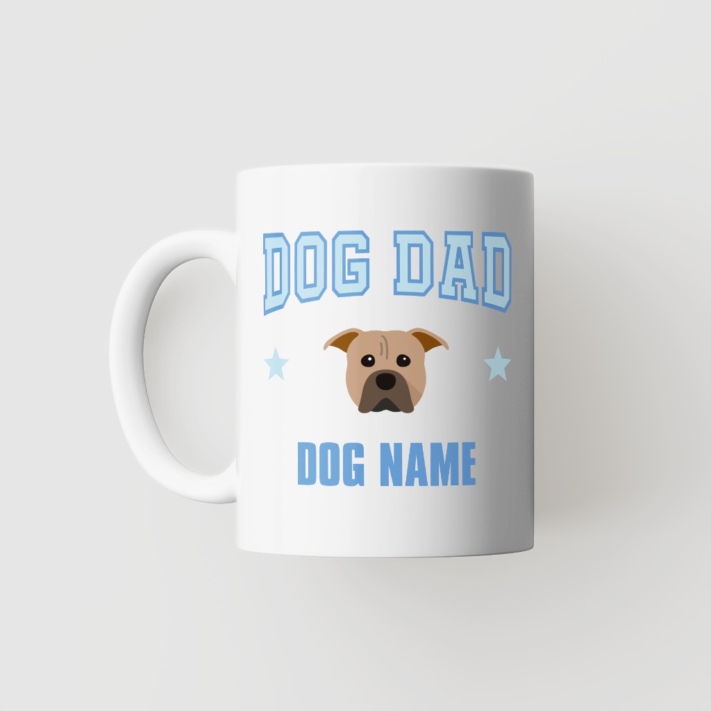 Dog Dad: Personalized {breedFullName} Mug