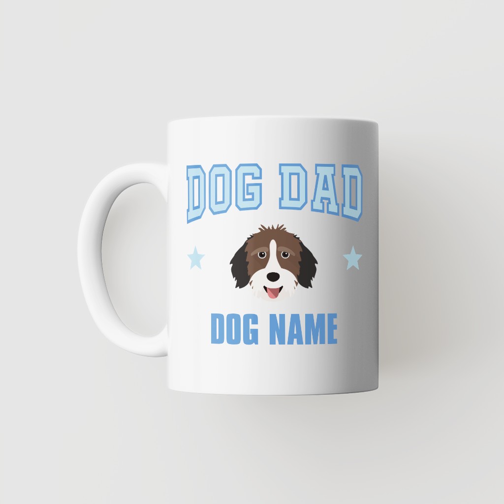 Dog Dad: Personalized {breedFullName} Mug