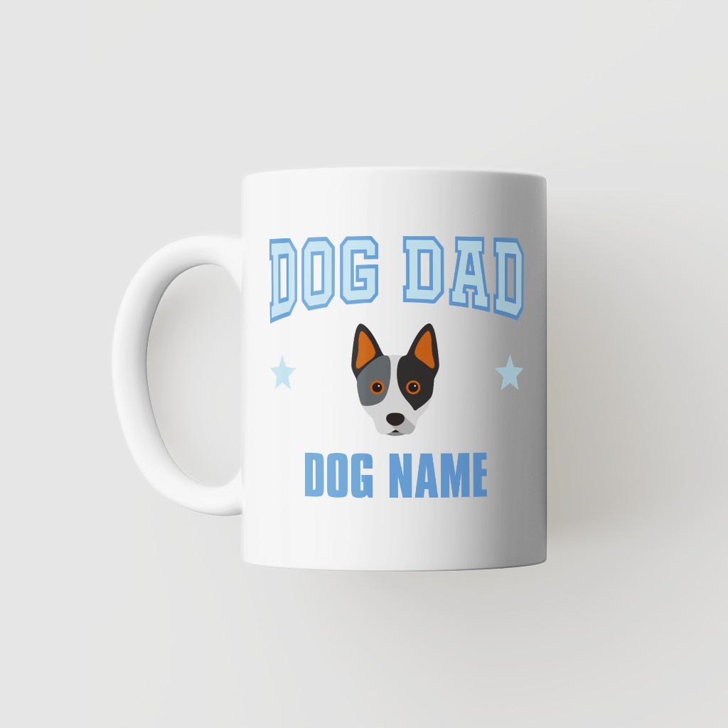 Dog Dad: Personalized {breedFullName} Mug