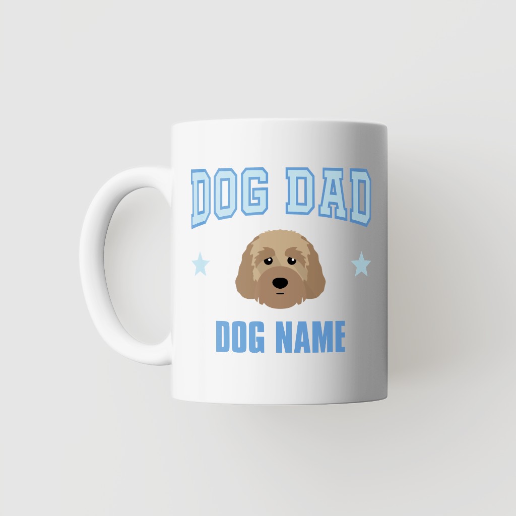 Dog Dad: Personalized {breedFullName} Mug