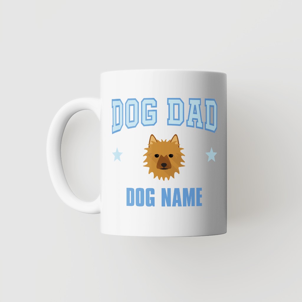 Dog Dad: Personalized {breedFullName} Mug