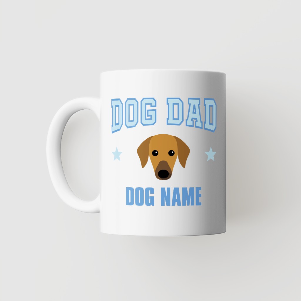 Dog Dad: Personalized {breedFullName} Mug