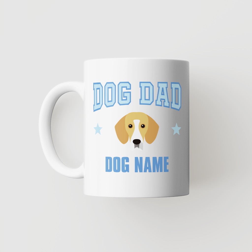Dog Dad: Personalized {breedFullName} Mug