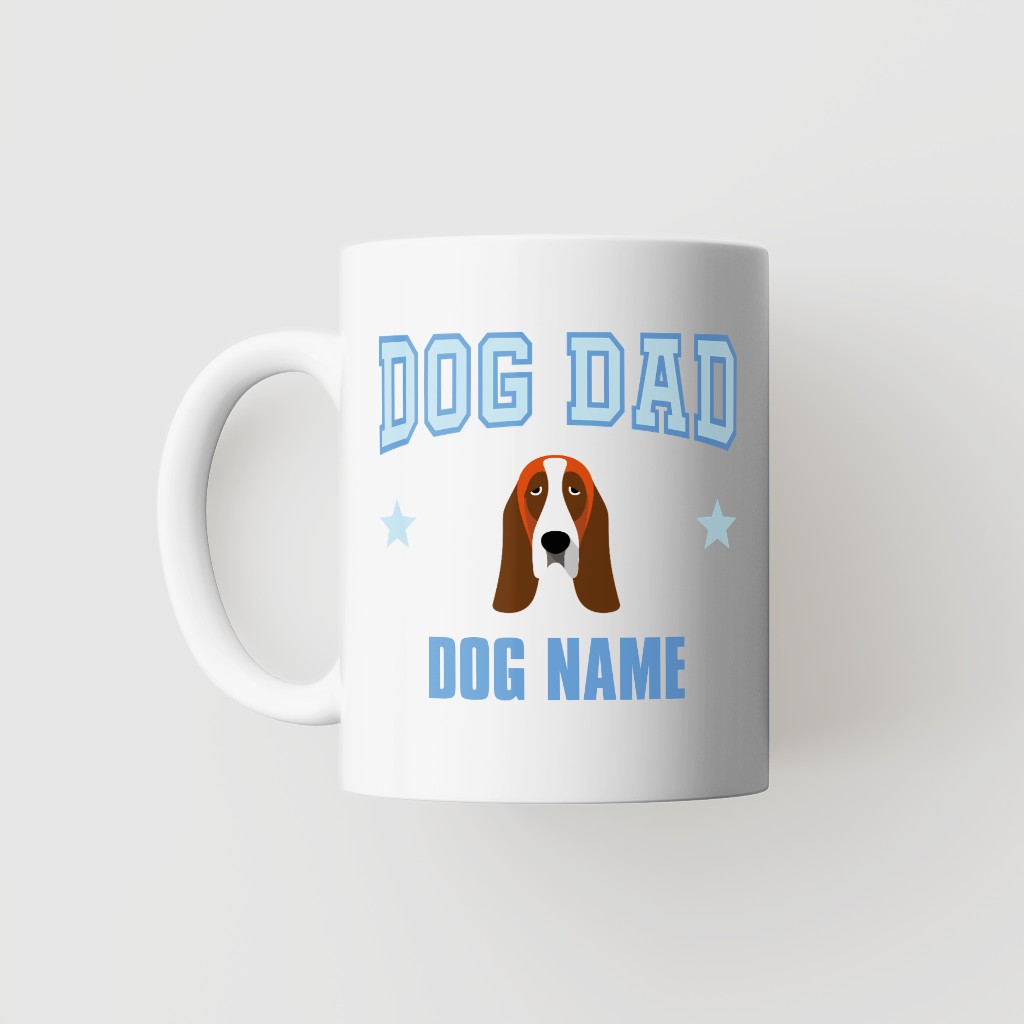 Dog Dad: Personalized {breedFullName} Mug