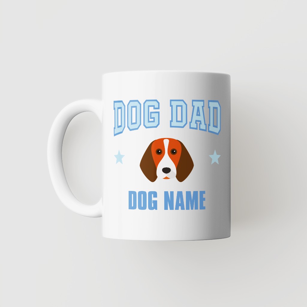 Dog Dad: Personalized {breedFullName} Mug