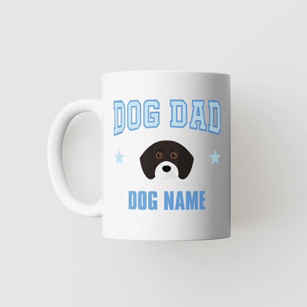 Dog Dad: Personalized {breedFullName} Mug