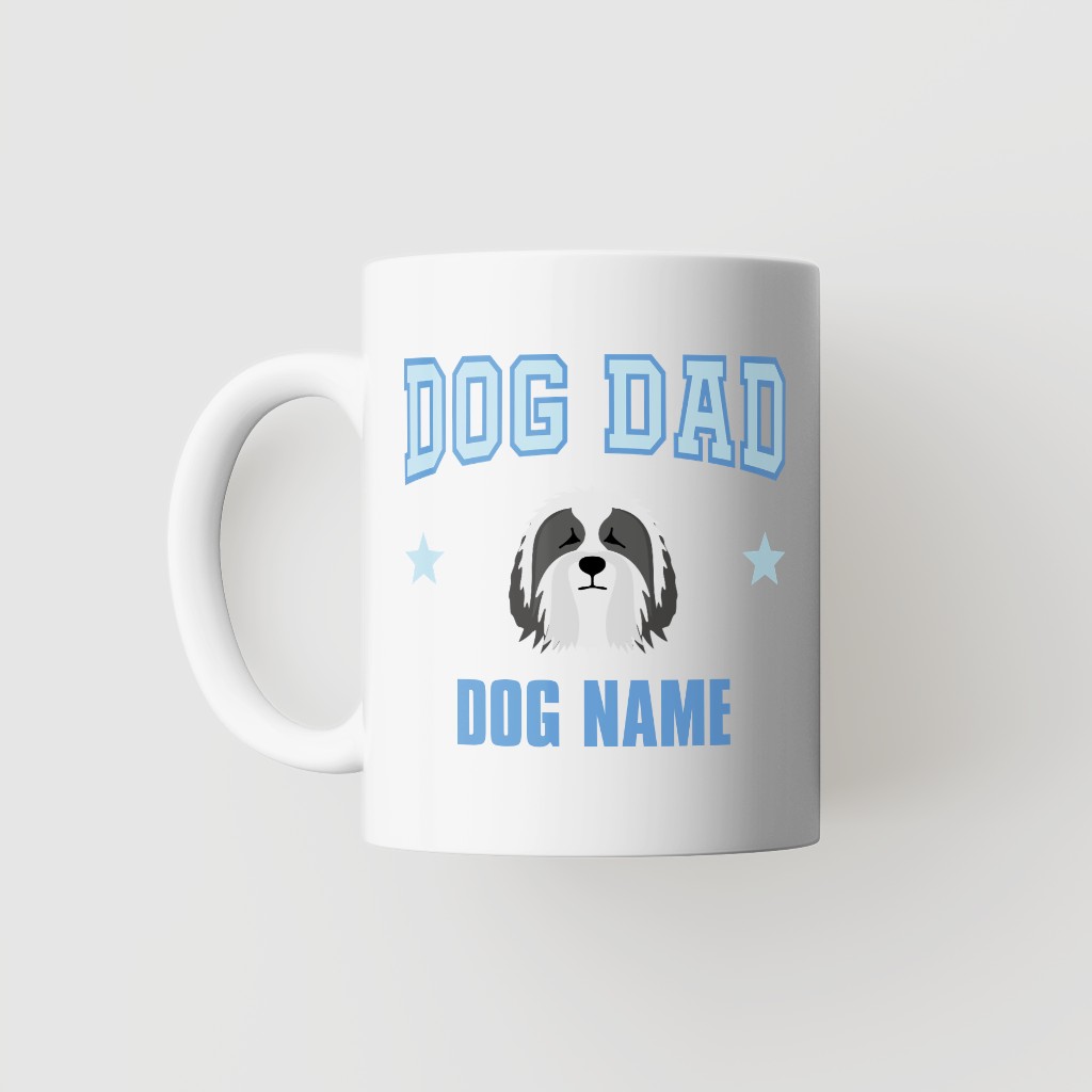 Dog Dad: Personalized {breedFullName} Mug