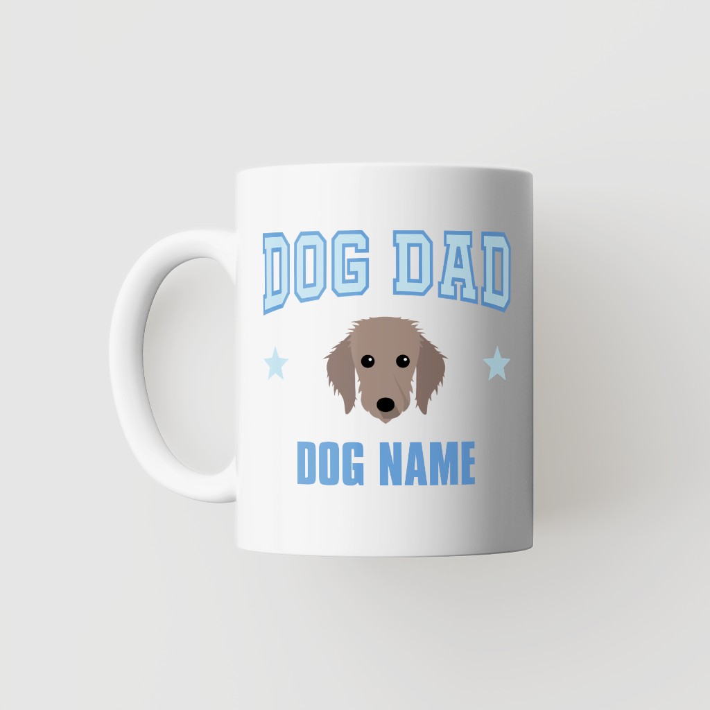 Dog Dad: Personalized {breedFullName} Mug