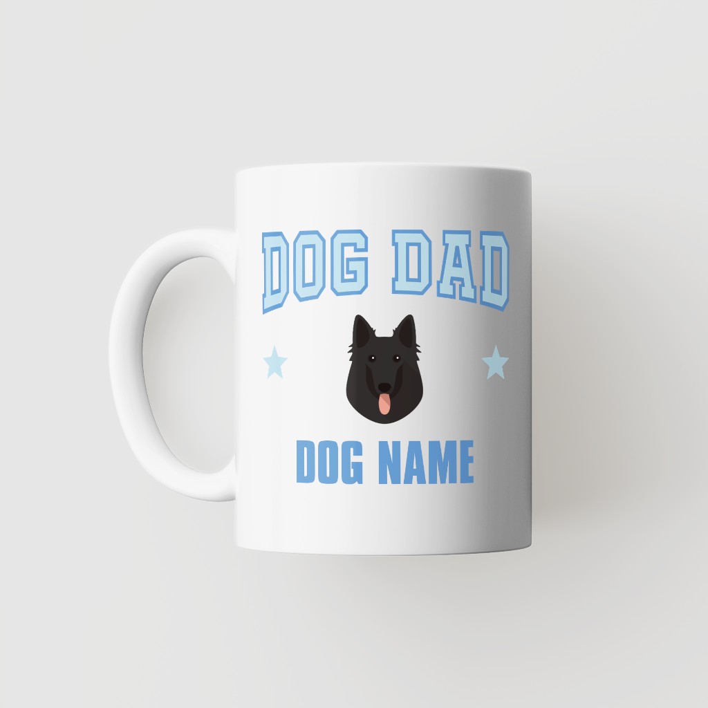 Dog Dad: Personalized {breedFullName} Mug