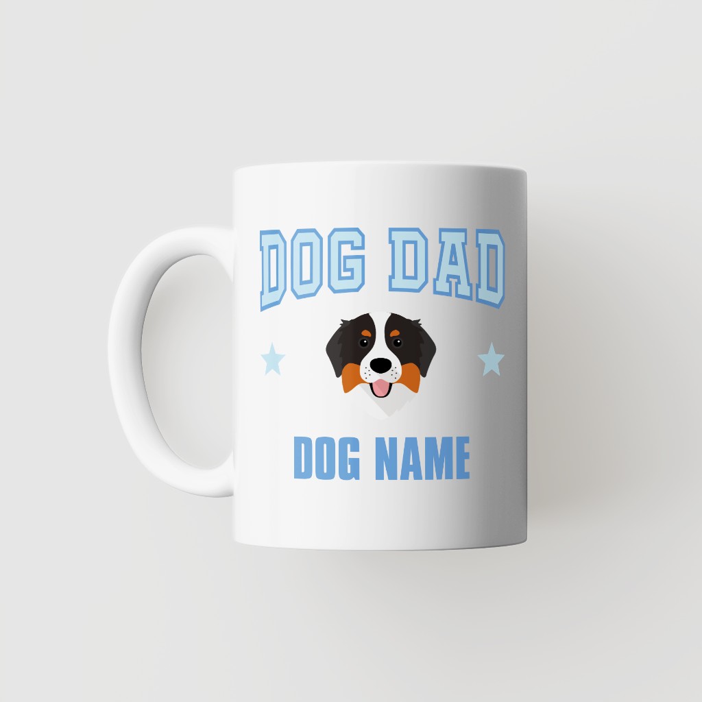 Dog Dad: Personalized {breedFullName} Mug