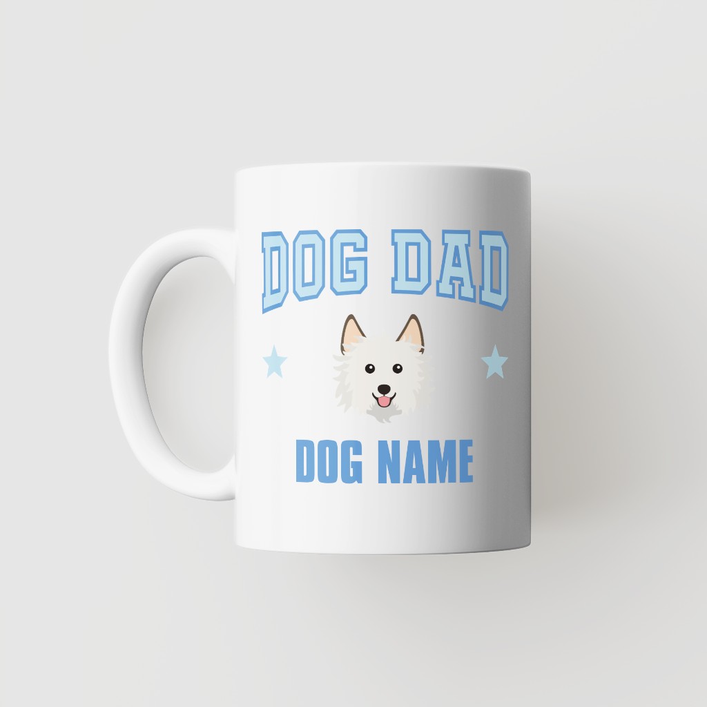Dog Dad: Personalized {breedFullName} Mug