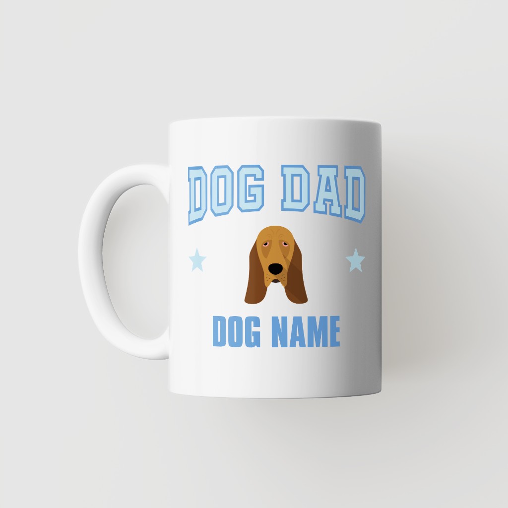 Dog Dad: Personalized {breedFullName} Mug