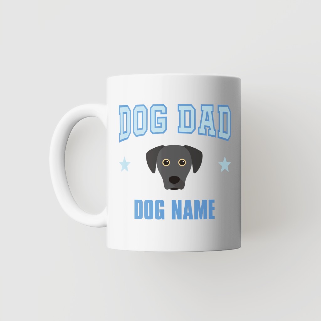 Dog Dad: Personalized {breedFullName} Mug
