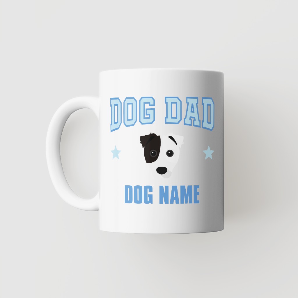 Dog Dad: Personalized {breedFullName} Mug