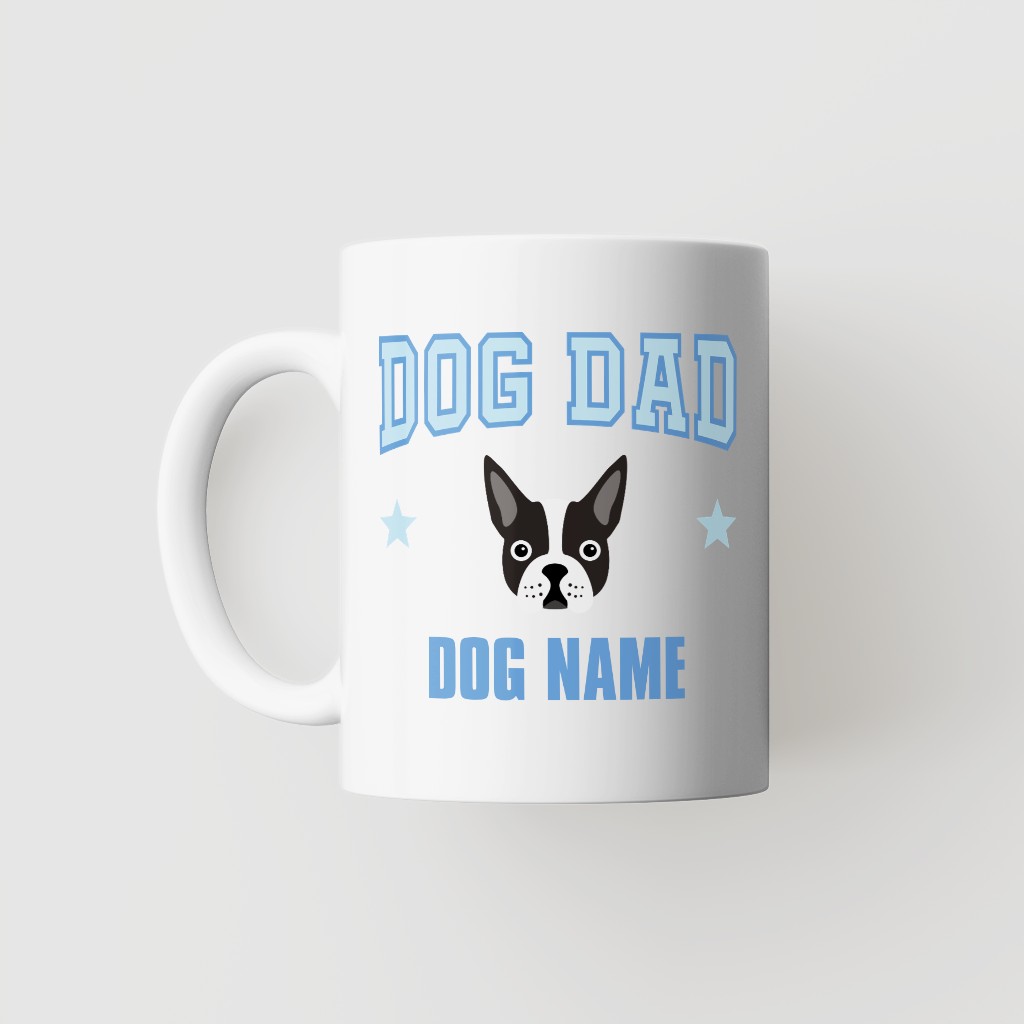 Dog Dad: Personalized {breedFullName} Mug