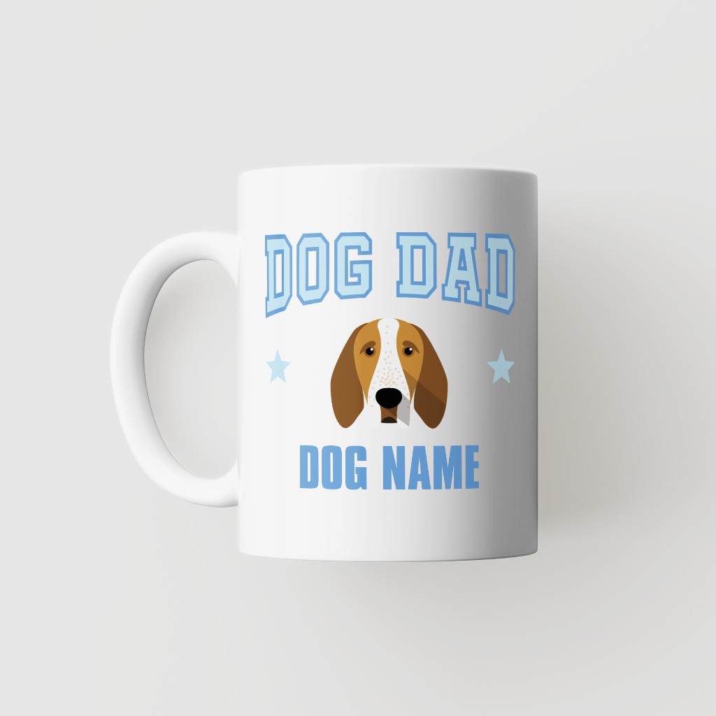 Dog Dad: Personalized {breedFullName} Mug