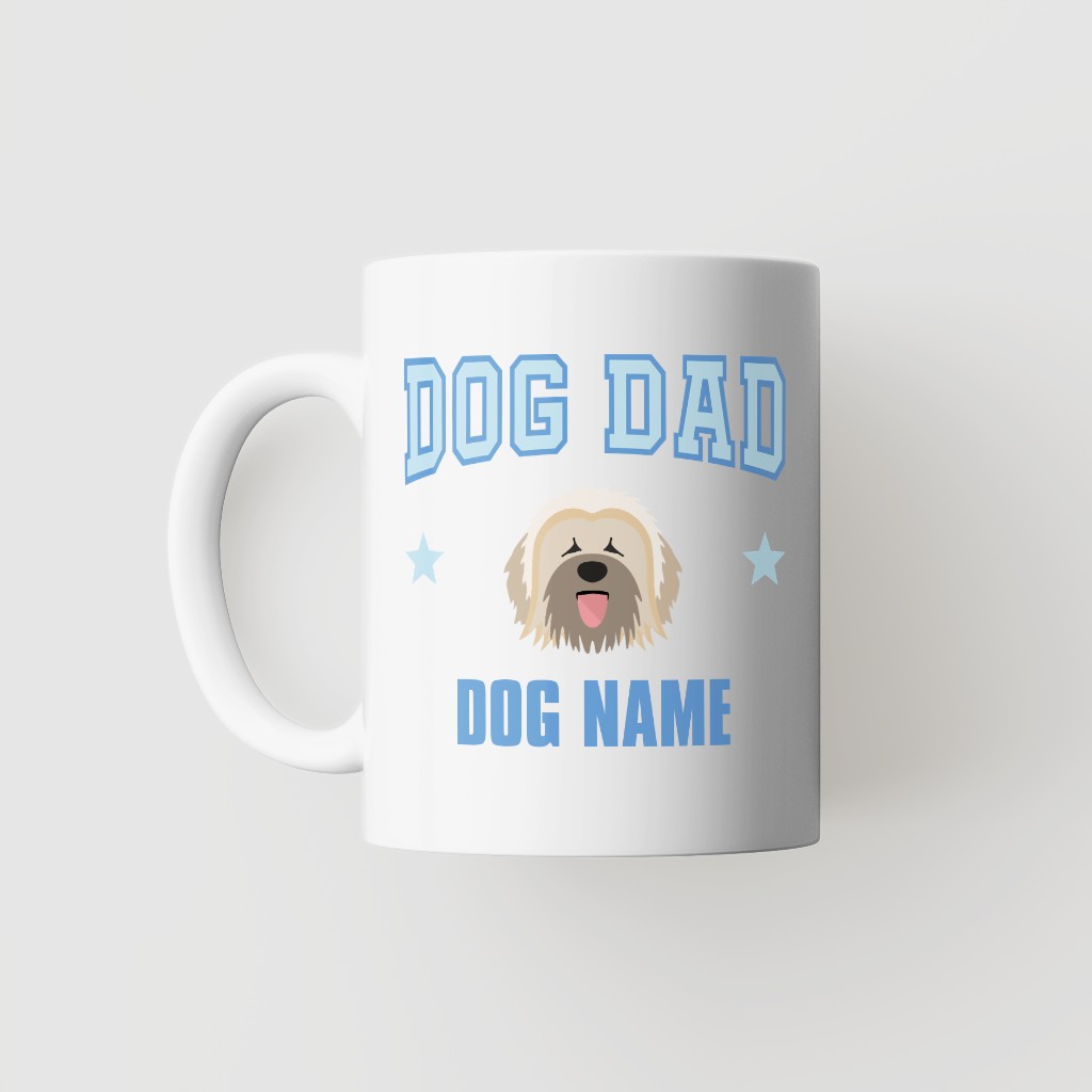 Dog Dad: Personalized {breedFullName} Mug