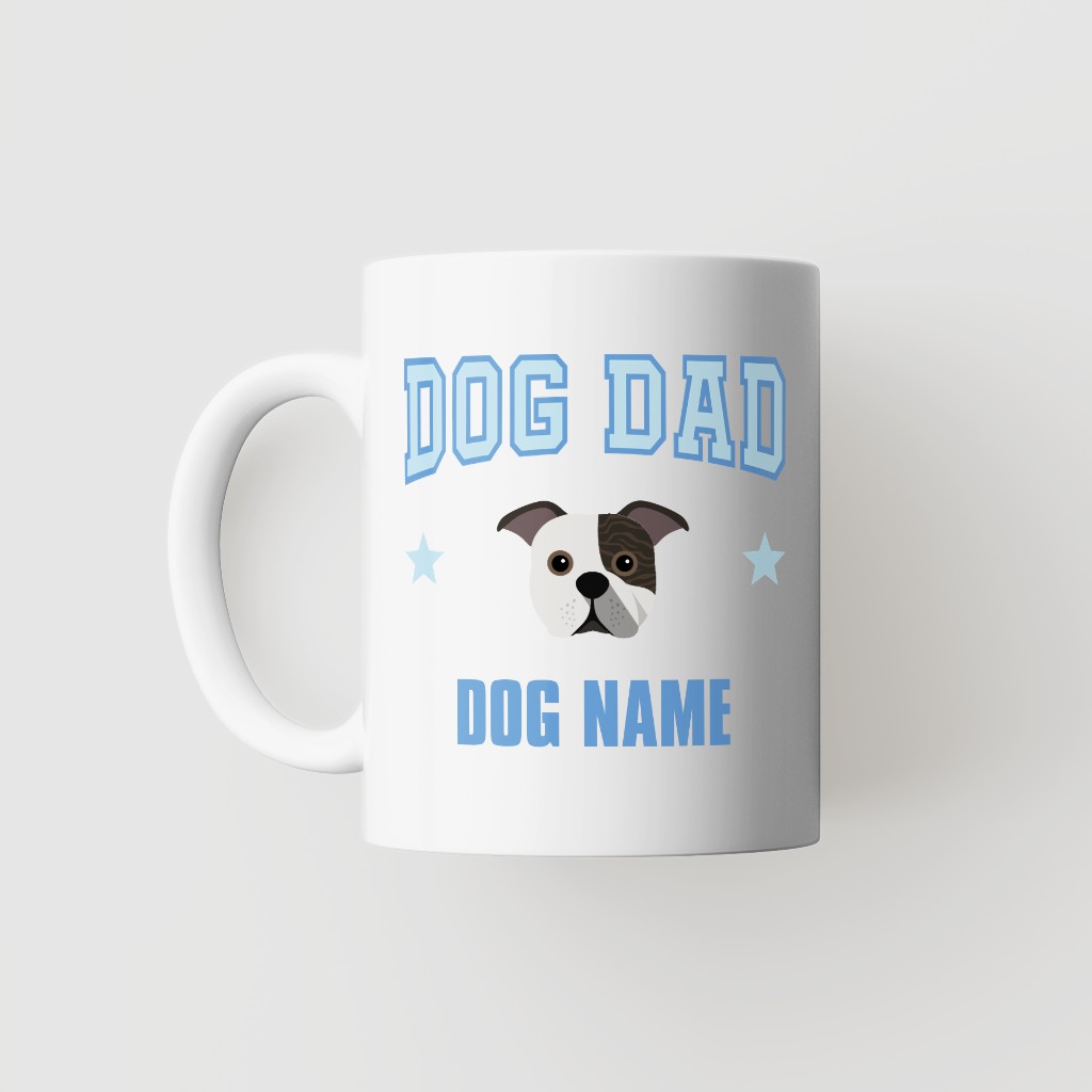 Dog Dad: Personalized {breedFullName} Mug