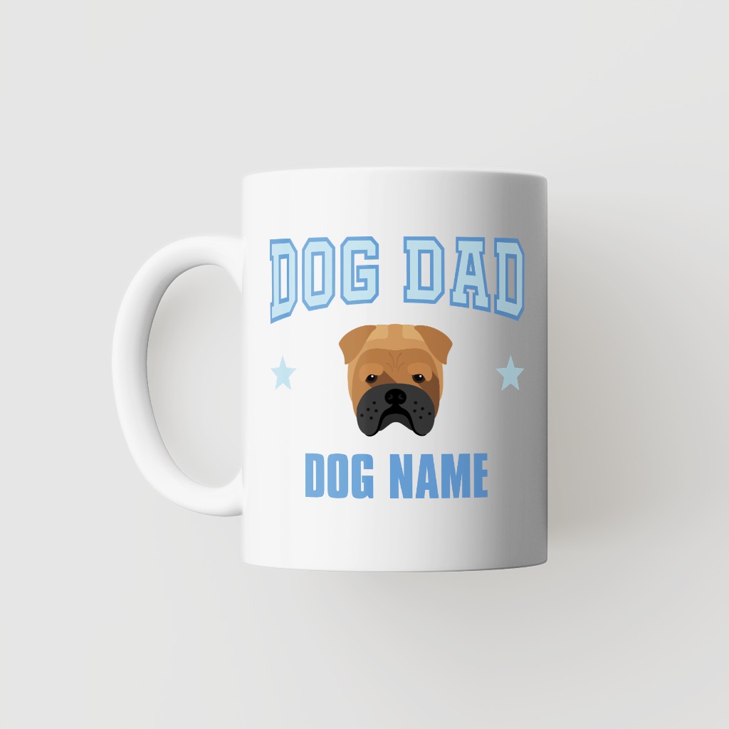 Dog Dad: Personalized {breedFullName} Mug