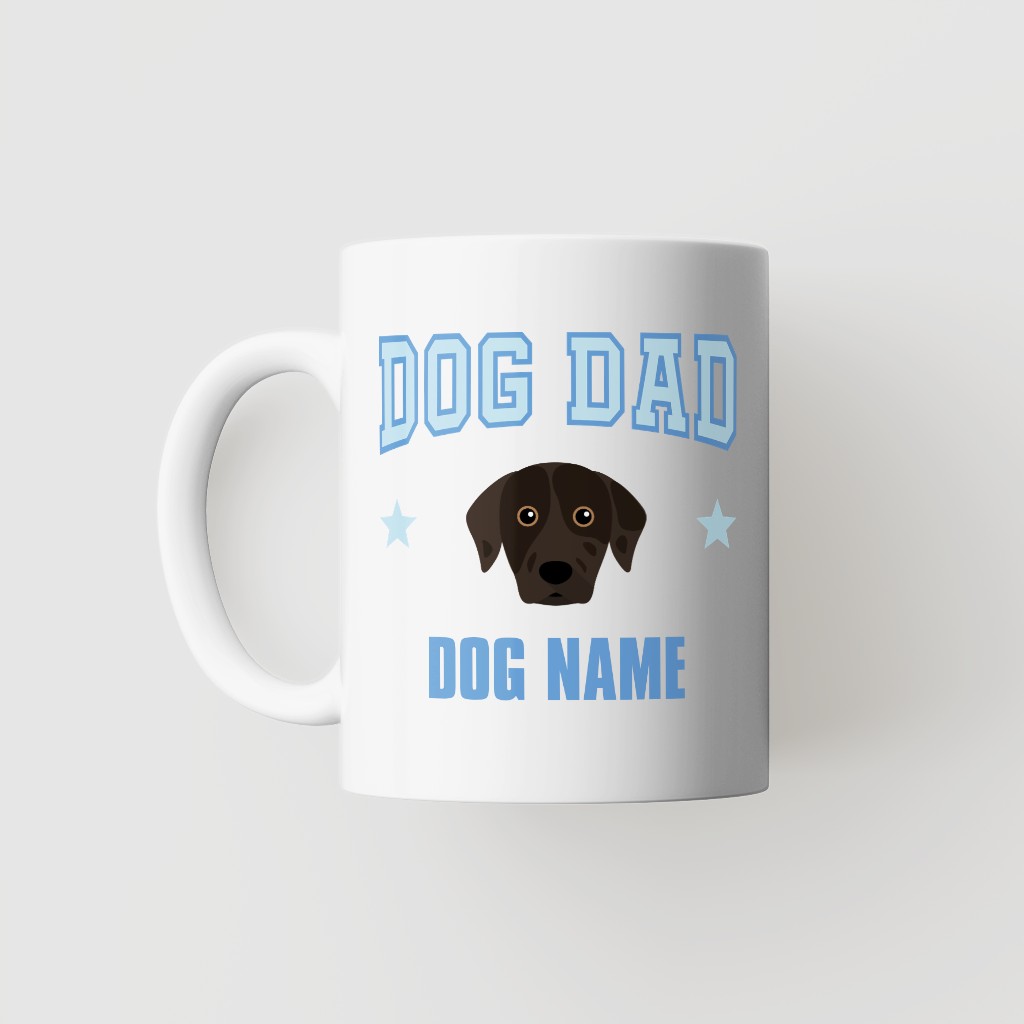 Dog Dad: Personalized {breedFullName} Mug