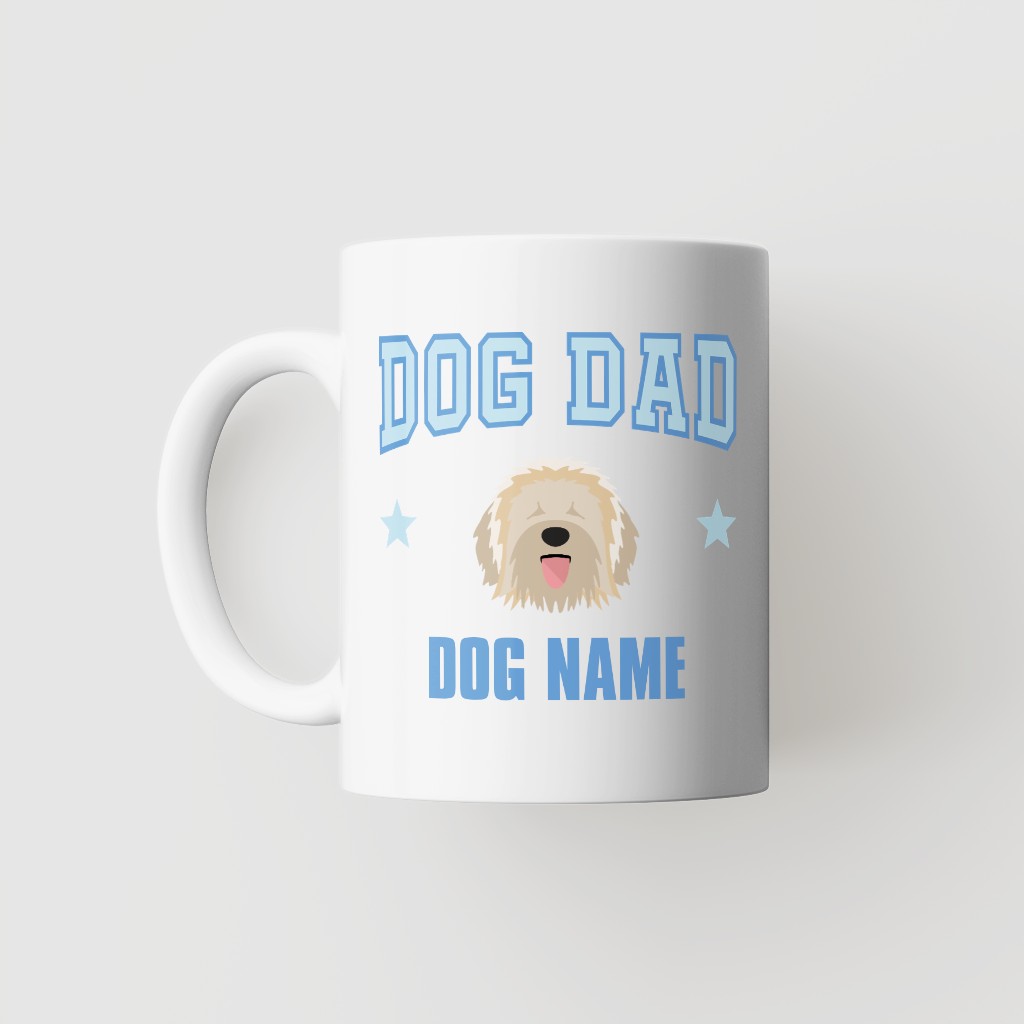 Dog Dad: Personalized {breedFullName} Mug